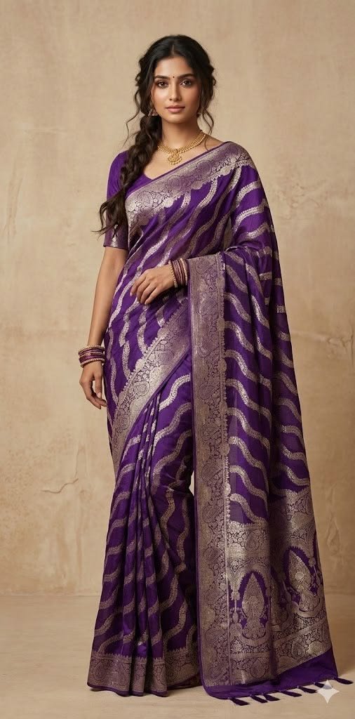 dola silk saree with stitched blouse