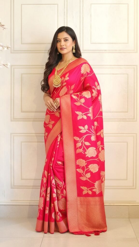 pure dola silk saree