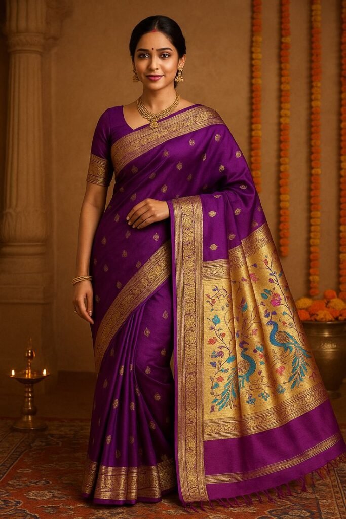 the timeless beauty of paithani sarees a celebration of heritage and handloom elegance